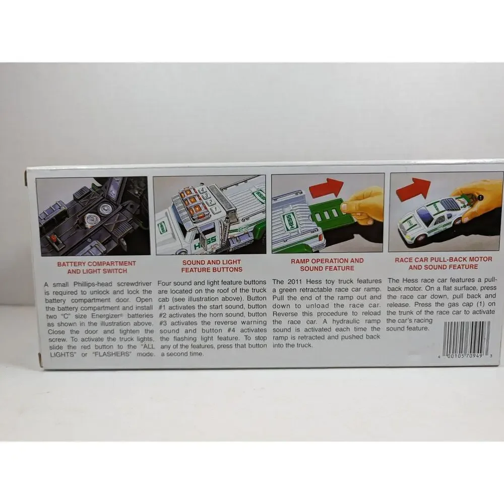 Hess 2016 Toy Truck and Dragster NIB Batteries Removed, Tested and Works